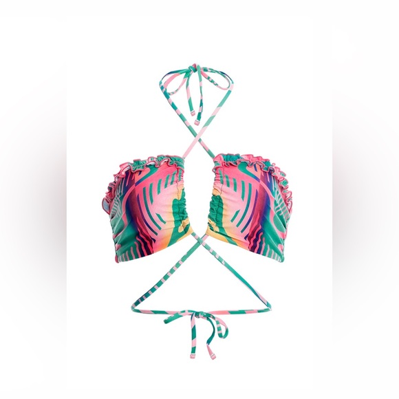 Agua Bendita VINI Belly Bikini Top - Picture 2 of 6